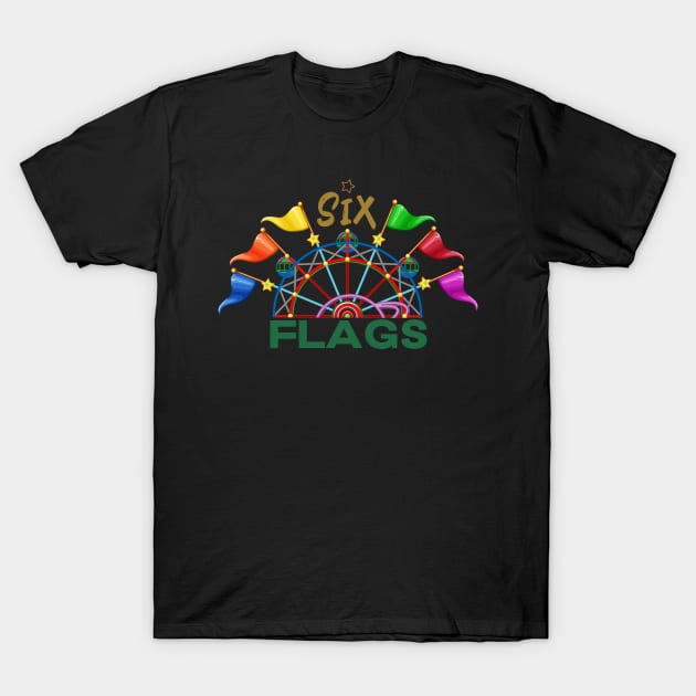 Six Flags Great Adventure T-Shirt by Ras-man93